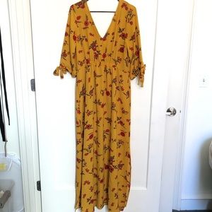 Floral maxi dress